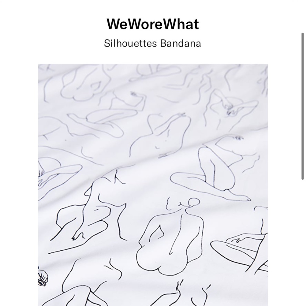 We Wore What Silhouettes Bandana